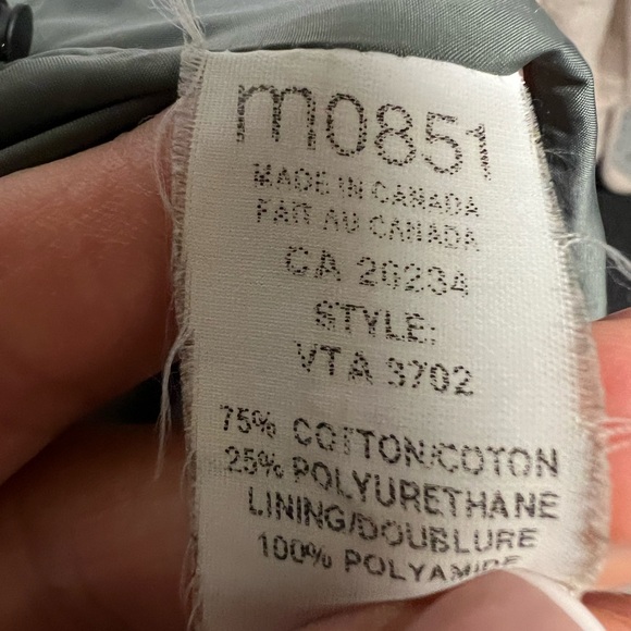 Classic m0851 Montreal wind and water proof jacket size S,olive colour - Picture 6 of 16